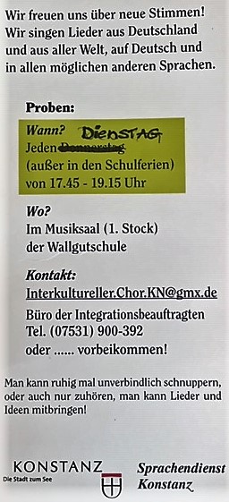 Interkultureller Chor Konstanz