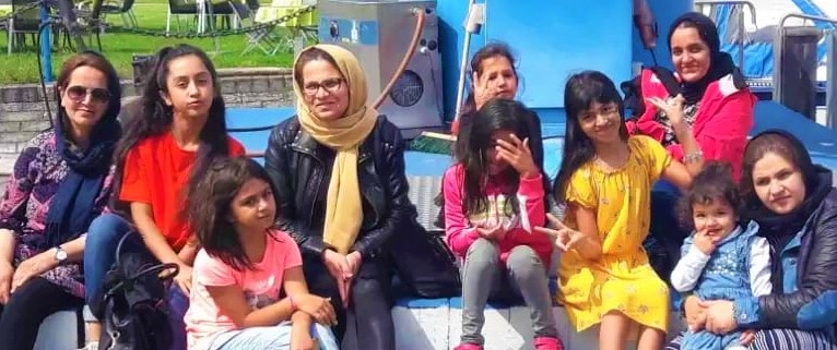 Geflüchtete in Überlingen im Rahmen des Save me Sommerprogramms 2019